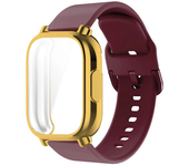 22mm Silicone Strap With Case For Xiaomi Redmi Watch 5 Active Lite Smart Watch Wrist Band And Case For Redmi Watch 5 Active Lite