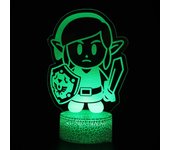 Zelda Night Lights 3D Anime Figure Lamp Link Breath of the Wild Lighting Legends Cute Action Figure Gift Toys for Children