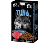 Alpha Spirit Snack Natural Perro Atún 6x80gr - Snacks de perro Semi húmedos Atún - Snacks de perro Naturales