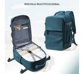 Mochara De Viajes Para Avión Cabin Airplane 40x30x20 Capacidad De Equipaje Para Hombres Y Mujeres With Portátil De 15,6 Pulgadas