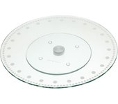Kitchencraft Plato Giratorio para Tartas de Vidrio 30 Cm - Caja de Regalo
