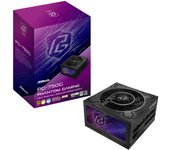 FUENTE ALIMENTACION ASROCK PG-750G,PSU,750W,80 PLUS GOLD/A,135MM,MODULAR,PCI-E 5.1 (12+4pin)x1,PCI-E (6+2 pin)x3,SATA (5 pin)x9