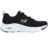 Skechers 149713_BKW Zapatillas de mujer negras en textil 78810