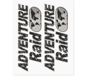 Kit de pegatinas Aventura Pegatinas para Bauletti Moto, Aventura Raid, 20x24 cm
