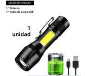 High Power Led Flashlights Camping Torch 5 Lighting Modes Zoom Light Aluminum Alloys Waterproof Material External 18650 Battery