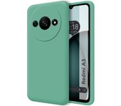 Funda Silicona Líquida Ultra Suave para Xiaomi Redmi A3 color Verde