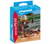 PLAYMOBIL 71168 INVESTIGADOR CON CAIMAN