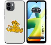 Funda Silicona para Xiaomi Redmi A1 diseño Leones Dibujos