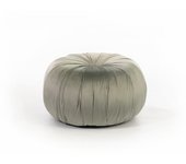 Kaia-Puf de terciopelo Gris