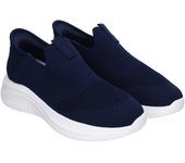 PuntoSalao Zapatillas deportivas cómodas sin cordones para mujer color azul HT20-38