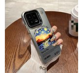 Van Gogh Oil Painting Pattern Electroplated Phone Case For Xiaomi 14 13 12 11 Lite 5G NE 13T 12T 12X Poco M6 X6 X5 Pro F5 Cover