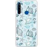 Funda compatible con Xiaomi Redmi Note 8T - Patron conchas