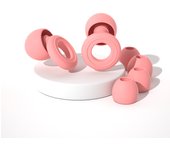 Loop Quiet Tapones para la reducción del Ruido-Protección auditory reutilizable de silicona, para dormir y combatir la sensibilidad Al Ruido-6 almohadillas
