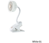 Mini ventilador de Clip de mano portátil, ventilador eléctrico de escritorio silencioso recargable por USB, ventilador de refrigeración pequeño para dormitorio de estudiantes de alta calidad