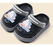 Bonitas zapatillas de verano para niños y niñas con diseño de tiburón devorador de peces, 2024, nuevas zapatillas de bebé antideslizantes con suela suave