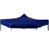 Rebecca Furniture Gazebo Parasol Azul Poliéster sombrado Anti UV 3x3
