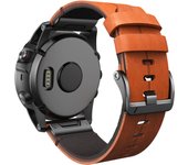 Correa de Cuero para Garmin Fenix 8 - 47mm / Fenix 7 / Fenix 6 / Forerunner 935 / Approach S60, Pulsera de Piel Alta Calidad Conectores Quickfit 22mm