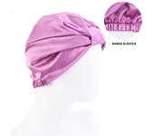 Fashion Muslim Silk Turban for Hair Women Wrap Head Caps Lady Sleeping Hat Female Hairloss Chemo India Hat Satin Turbante Mujer
