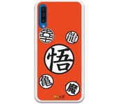 Funda original compatible con Samsung Galaxy A50 - A50s - A30s - Dragon Ball Z Simbolos