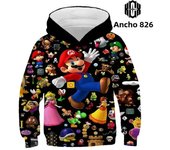Super Mario Game 3D Printing Boys Hoodies Autumn Hooded Sweatshirt For Boys Kids Clothes Long Sleeve Pullover Tops Kids Coats