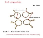 10/20/50pcs petrol hose spring clamps 5~14mm Zinc Plated Pipe Clips Fuel Line Petrol Pipe Fuel Hose Clamp for Motorcycle Boats