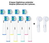Compatible with Oral B Electric Toothbrush Replacement Brush Heads, Precision Clean Toothbrush Head Refills Fit for Oral B Pro