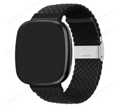 Braided Solo Loop Strap for Fitbit Versa 3 4 Band Adjustable Nylon Sport Watchband Bracelet for Fitbit Sense 2 Bands Watchband