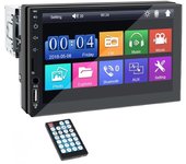 Car Radio 7 Inch 1 Din MP5 Multimedia Player Touch Screen FM ISO Power Aux Input Bluetooth USB Mirror Link Universal Autoradio