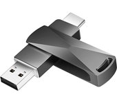 2in1 U Disk 128GB 64GB 32GB USB2.0 Type-C Interface Smartphone Computer Mutual Transmission Portable USB Memory pen drive Metal