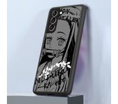 Case for Samsung Galaxy S24 Ultra S23 Ultra S20 FE S21 S22 Plus S10 S9 S23 5G Matte Cover Anime Demon Slayer