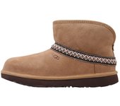UGG Classic Mini Crescent Botines Planos Niña Cuero