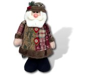 Muñeco de Navidad telescópico para decoración del hogar 77cm- Elegante adorno navideño extensible perfecto para tu hogar.