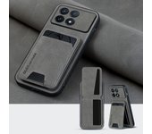 Luxury PU Leather Card Bag Phone Case For Xiaomi Poco X6pro/X6/X5pro/X5/M6pro/M6/F5pro/F5/F4/F3