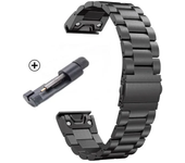 Quick Fit 22mm 26mm Stainless Stee Strap For Garmin Watch Fenix 7X 7 Solar 6x Pro/Fenix 6 Pro /Fenix 6 Sapphire /Forerunner 935