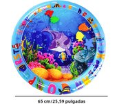 Baby Playing Water Mat PVC Inflatable Water Sensory Play Mat For Kid Safety Cushion Ice Mat Cat Dog Activity Playmat Toddler Toy