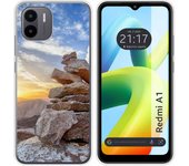 Funda Silicona para Xiaomi Redmi A1 diseño Sunset Dibujos
