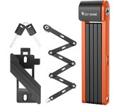 WEST BIKING Foldable Bicycle Lock Anti-Theft Electric E-Bike Chain Padlock Mtb Road Lock Security Scooter Bicycle Accessories