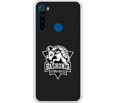 Funda original compatible con Xiaomi Redmi Note 8T - Baskonia blanco y negro