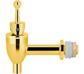 Grifo de barril de vino, grifo de cobre para vino, barril de cerveza, dispensador de bebidas, grifo de repuesto(12mm-Gold)