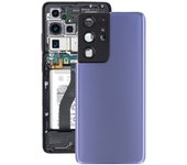 For Samsung Galaxy S21 Ultra 5G Battery Back Cover with Camera Lens Cover Replacement Phone Repair Parts