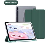 For Samsung Galaxy Tab S9 FE 11 Plus S9 S8 S7 Plus FE 12.4 in Case Transparent Back Tablet Cover For Tab S7 S8 11"Pencil Holder