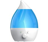 Humidificador ultrasónico de aire silencioso con boquilla puntiaguda de 1,3 l y gran capacidad con niebla y gotas de agua