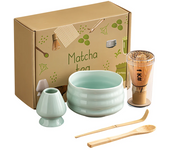 Herramienta de té Baiben Li Matcha de estilo japonés, juego de Caja de Rego de puntero de té de la dinastía Song, Tazón Matcha