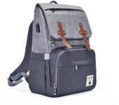 Insular Nappy Backpack Bag Mummy Large Capacity Bag Mom Baby Multi-function Waterproof Outdoor Travel Diaper Bags For Baby Care