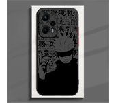 Gojo Jujutsu Kaisen Anime Cover For Xiaomi Poco M6 M5 M4 M3 F5 F4 F3 F2 X5 X4 X3 C55 C51 C50 Pro Frosted Translucent Phone Case