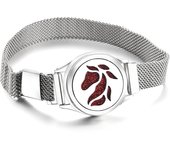 28mm High Quality Multiple Patterns Aromatherapy Bracelet Stainless Steel Essential Oil Diffuser Watch Wristband Bangles Jewelry