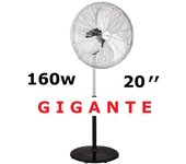 Ventilador gigante de Pie 20″ Altura Regulable 3 Velocidades 160W,cm,fespu