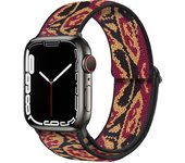 Soft Nylon Loop Elastic Buckle Strap For Apple Watch SE Band 40mm44mm Series 8/7/6/5/4 iWatch Leopard Watchband Bracelet 41/45mm