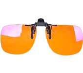 Big Size Square Shape Red Lens Clip on Better Sleep ClipOn Orange Lens Yellow Driving Lenses Black Polarized Sunglasses Clip On