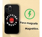 Trendy Brand S-Spitfire Phone Case For iPhone 15 14 13 12 11 Pro Max Plus Phone Wireless Magnetic Magsafe Charging Shell